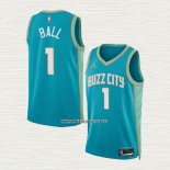 Lamelo Ball NO 1 Camiseta Charlotte Hornets Ciudad 2023-24 Verde