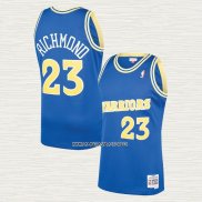 Mitch Richmond NO 23 Camiseta Golden State Warriors Mitchell & Ness 1990-91 Azul