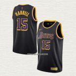 Montrezl Harrell NO 15 Camiseta Los Angeles Lakers Earned 2020-21 Negro