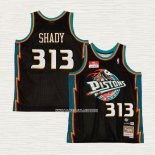 NO 313 Camiseta Slim Shad X BR Detroit Pistons Negro