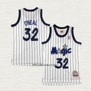 NO 32 Camiseta Nino Orlando Magic Mitchell & Ness 1993-94 Blanco Shaquille O'Neal