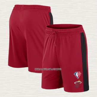 Pantalone Miami Heat 75th Anniversary Rojo