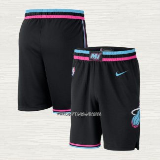 Pantalone Miami Heat Ciudad 2018-19 Negro