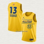 Paul George NO 13 Camiseta Los Angeles Clippers All Star 2021 Oro