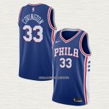 Robert Covington NO 33 Camiseta Philadelphia 76ers Icon Azul