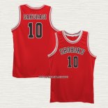 Sakuragi NO 10 Camiseta Shohoku Rojo