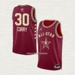 Stephen Curry NO 30 Camiseta Golden State Warriors All Star 2024 Rojo
