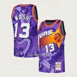 Steve Nash NO 13 Camiseta Phoenix Suns Throwback Asian Heritage 1996-97 Violeta