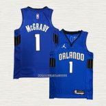 Tracy McGrady NO 1 Camiseta Orlando Magic Statement Azul