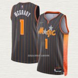 Tracy Mcgrady NO 1 Camiseta Orlando Magic Ciudad 2021-22 Marron