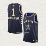 Victor Wembanyama NO 1 Camiseta San Antonio Spurs All Star 2024 Azul