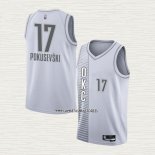 Aleksej Pokusevski NO 17 Camiseta Oklahoma City Thunder Ciudad 2021-22 Blanco