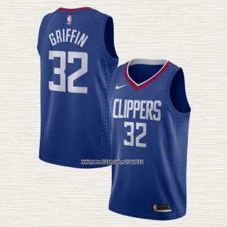 Blake Griffin NO 32 Camiseta Los Angeles Clippers Icon Azul