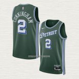 Cade Cunningham NO 2 Camiseta Detroit Pistons Ciudad 2022-23 Verde