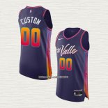 Camiseta Phoenix Suns Personalizada Ciudad Autentico 2023-24 Violeta