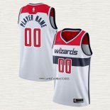 Camiseta Washington Wizards Personalizada Association 2020-21 Blanco