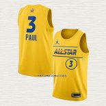 Chris Paul NO 3 Camiseta Phoenix Suns All Star 2021 Oro