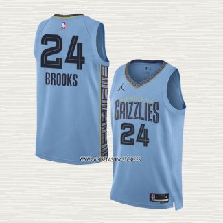 Dillon Brooks NO 24 Camiseta Memphis Grizzlies Statement 2022-23 Azul