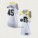 Donovan Mitchell NO 45 Camiseta Utah Jazz Association Autentico 2022-23 Blanco
