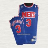 Drazen Petrovic NO 3 Camiseta Brooklyn Nets Retro Azul