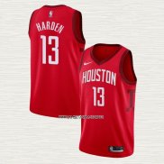 James Harden NO 13 Camiseta Houston Rockets Earned Rojo