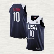 Jayson Tatum Camiseta USA 2019 FIBA Basketball World Cup Azul