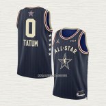 Jayson Tatum NO 0 Camiseta Boston Celtics All Star 2024 Azul
