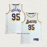 Juan Toscano-Anderson NO 95 Camiseta Los Angeles Lakers Association 2021-22 Blanco