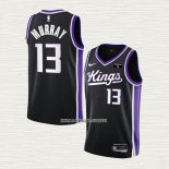 Keegan Murray NO 13 Camiseta Sacramento Kings Icon 2023-24 Negro