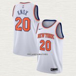 Kevin Knox NO 20 Camiseta New York Knicks Association 2019-20 Blanco