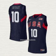 Kobe Bryant NO 10 Camiseta USA 2008 Azul