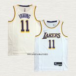 Kyrie Irving NO 11 Camiseta Los Angeles Lakers Association Blanco