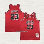 Michael Jordan NO 23 Camiseta Nino Chicago Bulls Mitchell & Ness 1997-98 NBA Finals Rojo