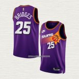 Mikal Bridges NO 25 Camiseta Phoenix Suns Classic 2022-23 Violeta