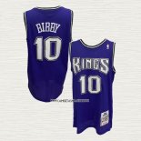 Mike Bibby NO 10 Camiseta Sacramento Kings Mitchell & Ness 2001-02 Violeta