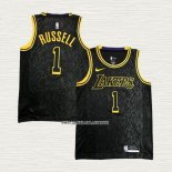 NO 1 Camiseta Los Angeles Lakers Mamba 2021-22 Negro D'Angelo Russell