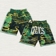 Pantalone Boston Celtics Mitchell & Ness Just Don Lunar New Year Verde