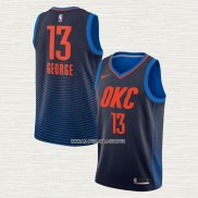 Paul George NO 13 Camiseta Oklahoma City Thunder Statement Azul