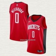 Russell Westbrook NO 0 Camiseta Houston Rockets Icon 2019-20 Rojo