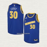 Stephen Curry NO 30 Camiseta Nino Golden State Warriors Classic 2022-23 Azul