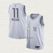 Theo Maledon NO 11 Camiseta Oklahoma City Thunder Ciudad 2021-22 Blanco