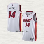 Tyler Herro NO 14 Camiseta Miami Heat Association 2021-22 Blanco