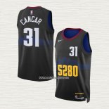 Vlatko Cancar NO 31 Camiseta Denver Nuggets Ciudad 2023-24 Negro