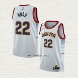 Zeke Nnaji NO 22 Camiseta Denver Nuggets Ciudad 2022-23 Blanco