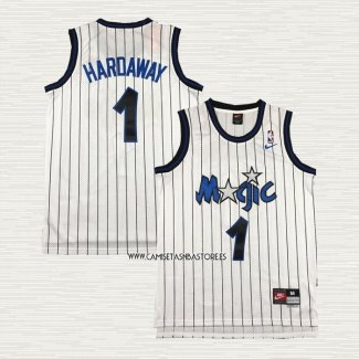 Anfernee Hardaway NO 1 Camiseta Orlando Magic Retro Blanco