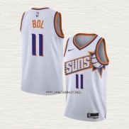 Bol Bol NO 11 Camiseta Phoenix Suns Association 2023-24 Blanco