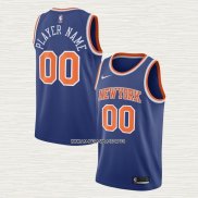 Camiseta New York Knicks Personalizada Icon 2020-21 Azul