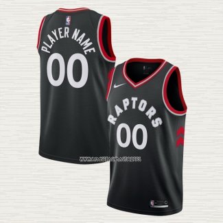 Camiseta Toronto Raptors Personalizada Statement Negro