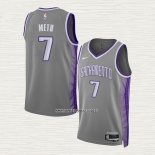 Chimezie Metu NO 7 Camiseta Sacramento Kings Ciudad 2022-23 Gris