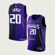 Colby Jones NO 20 Camiseta Sacramento Kings Statement 2023-24 Violeta